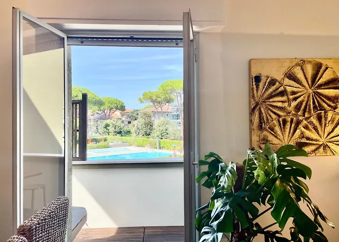 Bilocale Con Balcone E Piscina A Apartman Riccione